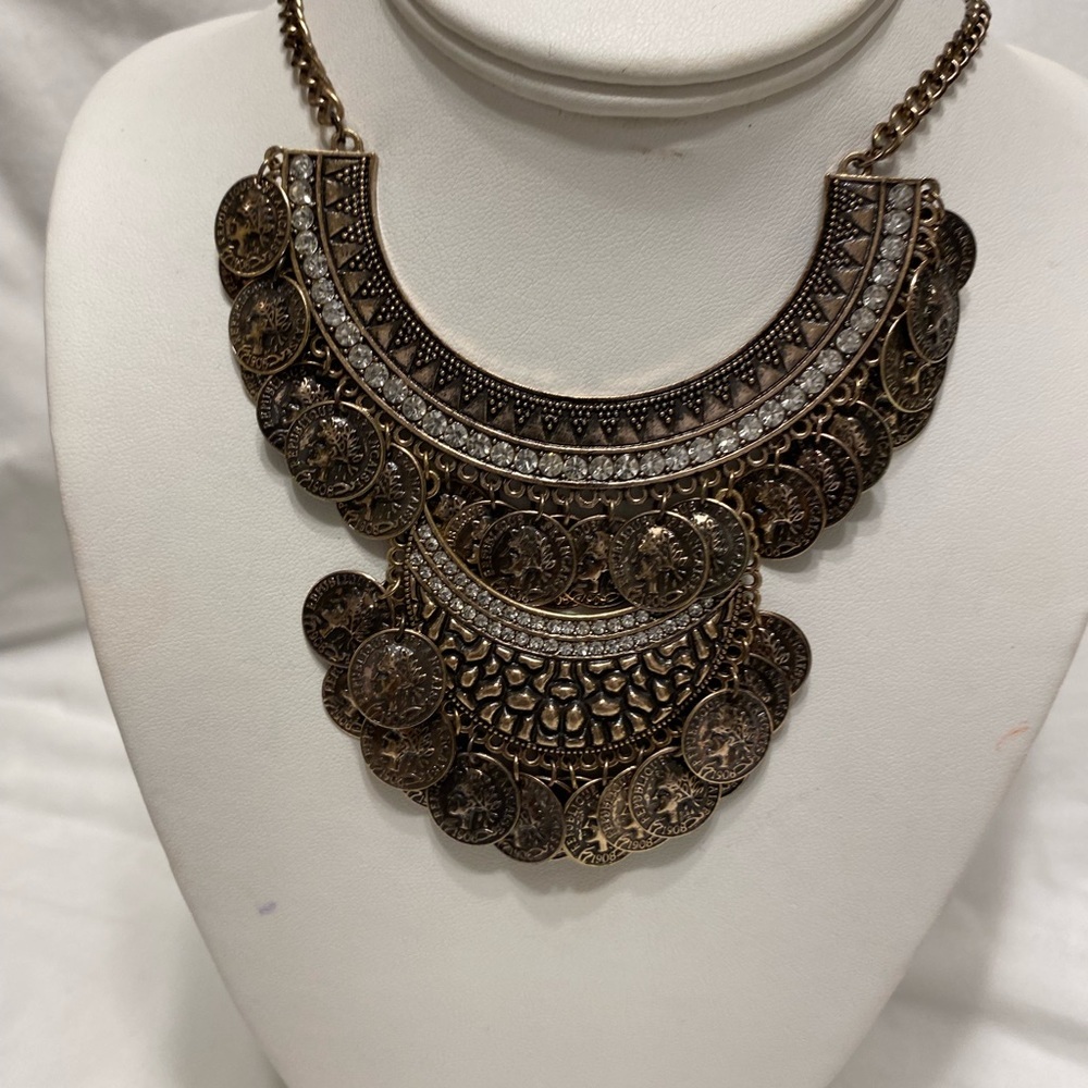 COPY - HALF PRICE SALE STATEMENT NECKLACE, GIFT FOR HER , AFRICAN NECKLACE - Picture 10 of 13